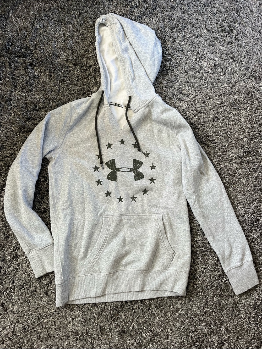 Under Armour Women's Freedom Fav Fleece Logo Hoodie Size Small